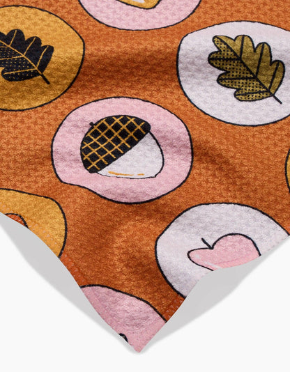 Apples Acorns Bar Towel - The Preppy Bunny