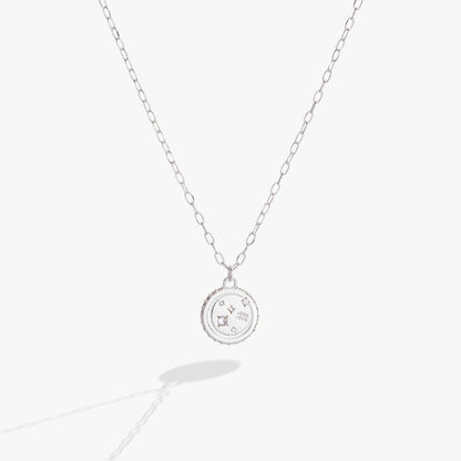 Aquarius Zodiac Precious Necklace