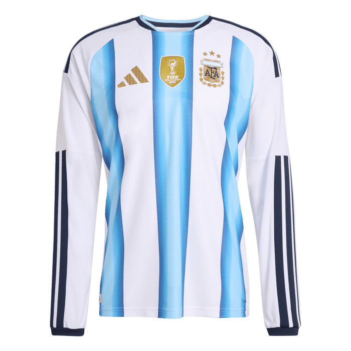 adidas Argentina 26 Authentic Home Long Sleeve Jersey | Ice Blue / White | Men's