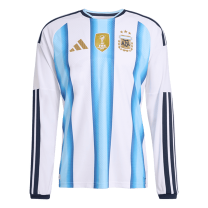 adidas Argentina 26 Authentic Home Long Sleeve Jersey | Ice Blue / White | Men's