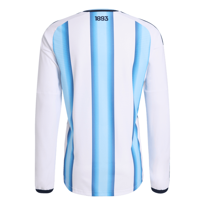 adidas Argentina 26 Authentic Home Long Sleeve Jersey | Ice Blue / White | Men's