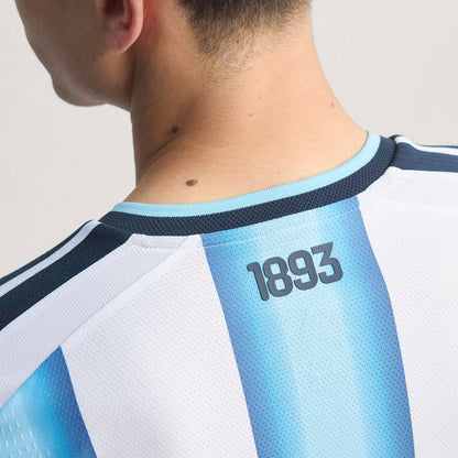 adidas Argentina 26 Authentic Home Long Sleeve Jersey | Ice Blue / White | Men's