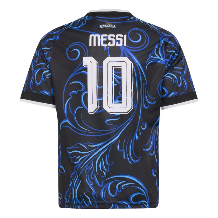 adidas Argentina 26 Away Messi Kids Jersey | Black/Lucid Blue | Kid's