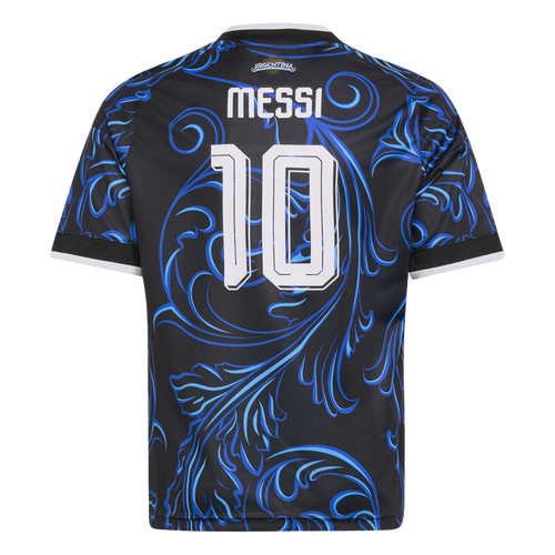 adidas Argentina 26 Away Messi Kids Jersey | Black/Lucid Blue | Kid's