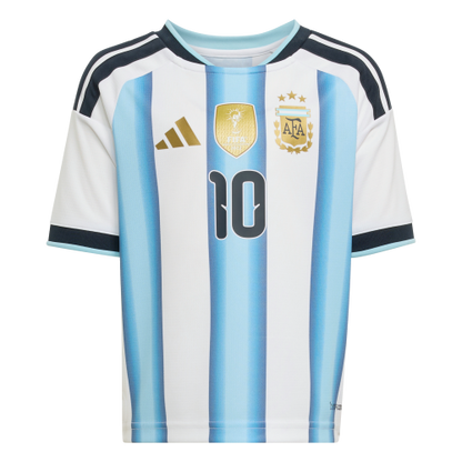 adidas Argentina 26 Home Messi Mini Kit | Ice Blue / White | Kid's