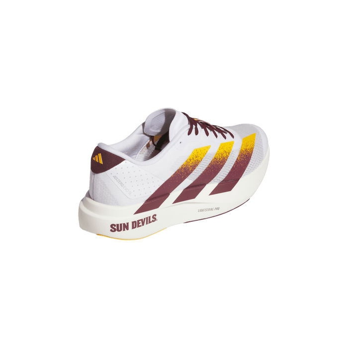 adidas Arizona ST Sun Devils Adizero Evo SL Running Shoes | Cloud White / Team Maroon / Team College Gold | Men's