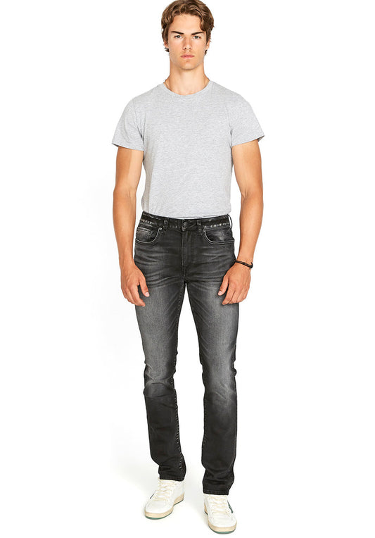 Buffalo Men Jeans Black Denim Denim Pants Stretch