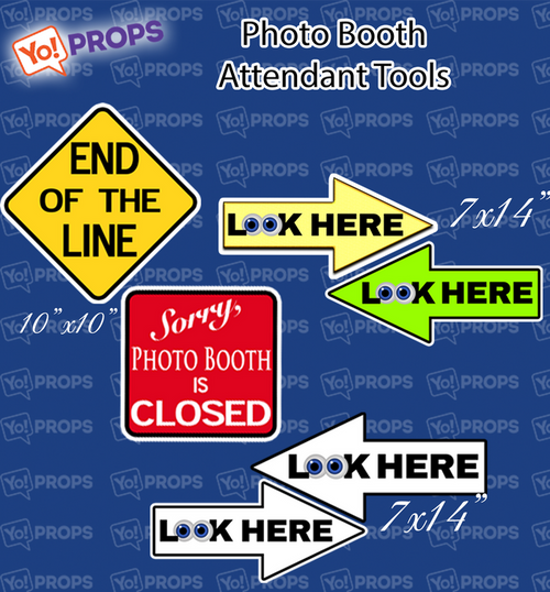 Attendant Signs Bundle of (3)