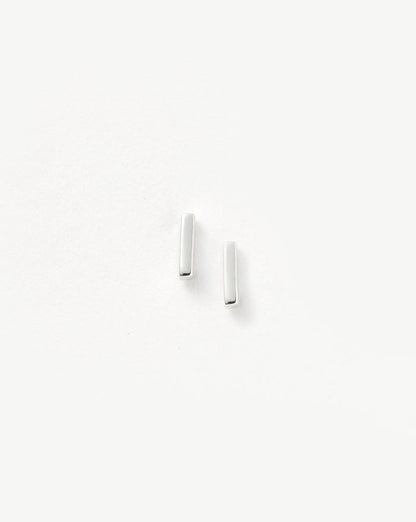 Bar Stud Earrings | Sterling Silver Earrings Missoma