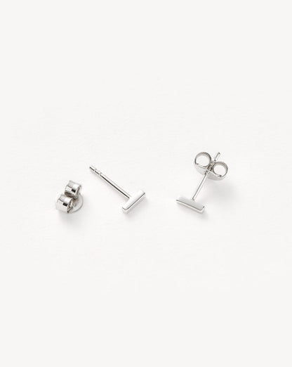Bar Stud Earrings | Sterling Silver Earrings Missoma