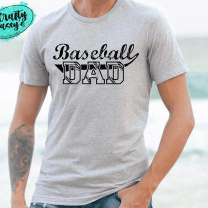 Baseball Dad Men's Unisex Sports Tee