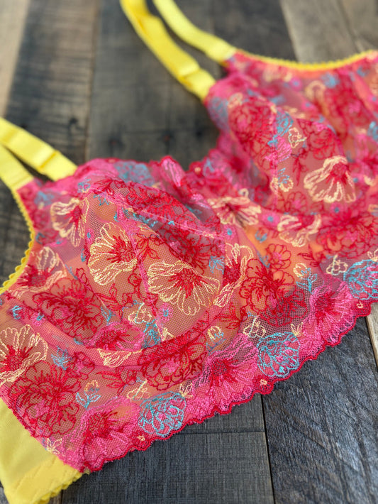 Beach Party Tulle Lace Bra Kit