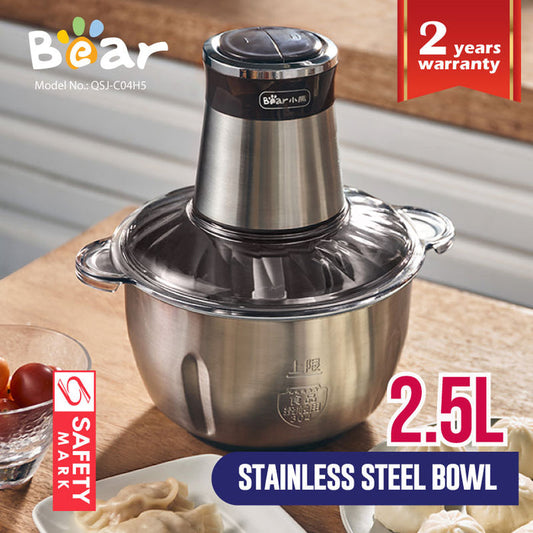 Bear Electric Food Chopper 2.5L (QSJ-C04H5)