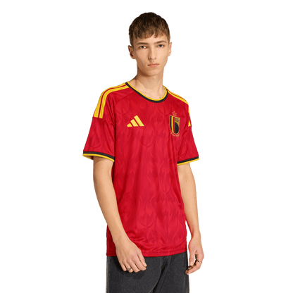 adidas Belgium 26 Home Jersey | Red / Bold Gold | Men's