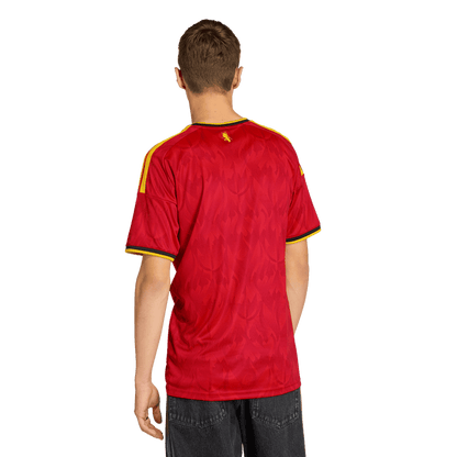 adidas Belgium 26 Home Jersey | Red / Bold Gold | Men's