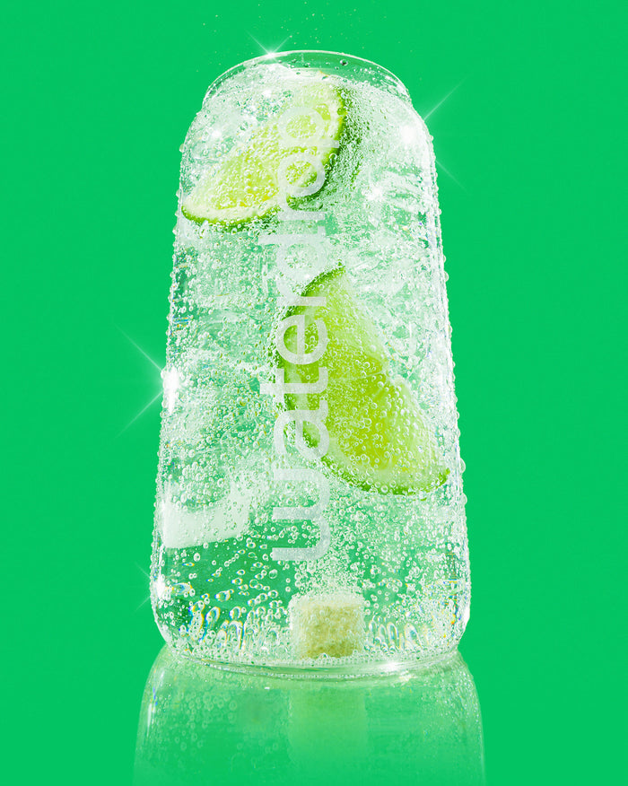 Hydration Megapack Set with fizzy lime water and effervescent tablet.