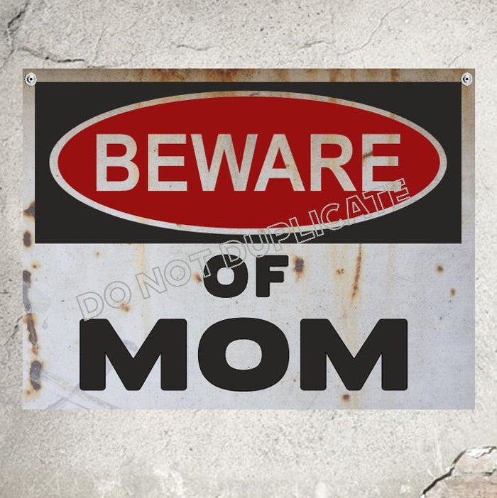 Beware of Dad Warning Sign Family Sign - Wainfleet Trading Post