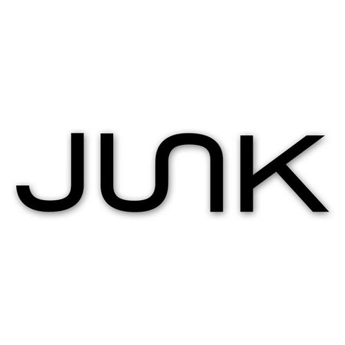 Black JUNK Decal - View 1