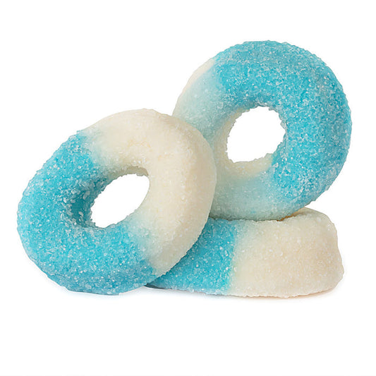 Blue Raspberry Gummi Rings - 4.5lb
