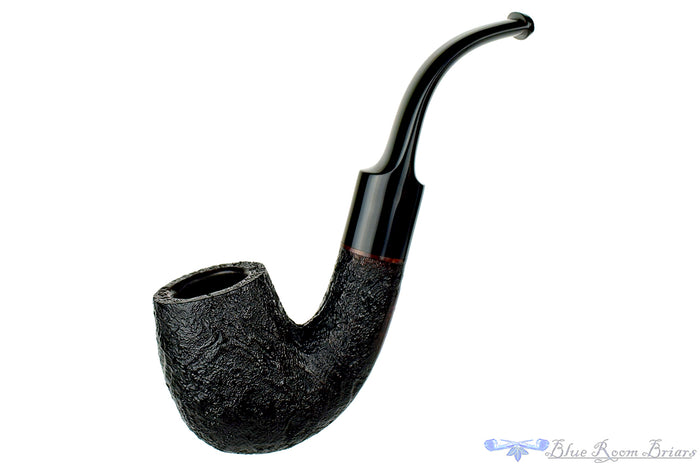 Blue Room Briars is proud to present this Blue Room Briars Pipe Sandblast 3/4 Bent Billiard
