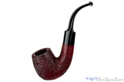 Blue Room Briars is proud to present this Blue Room Briars Pipe Sandblast 3/4 Bent Billiard