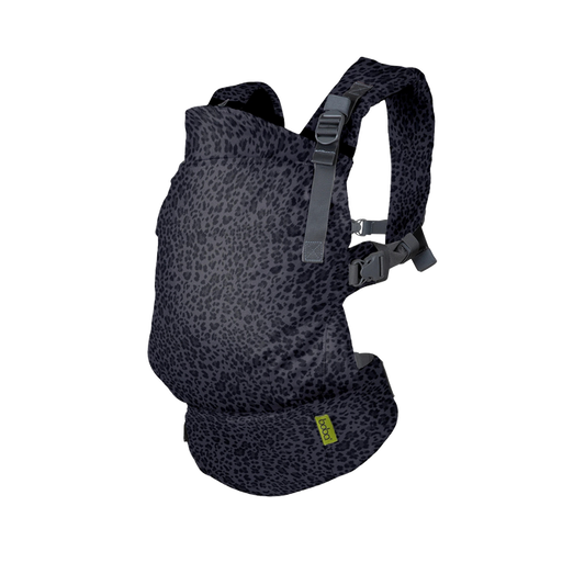 Boba X - The all-in-one baby carrier designed to last from birth to toddlerhood (0-36+ months or 7-45 lbs). Versatile and fully adjustable in width and height for a perfect fit. Color Dark Leopard