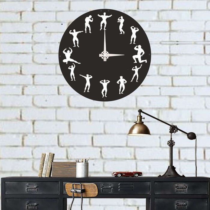 Bodybuilder Clock - Wall Clocks available at Dekadron for $69.90