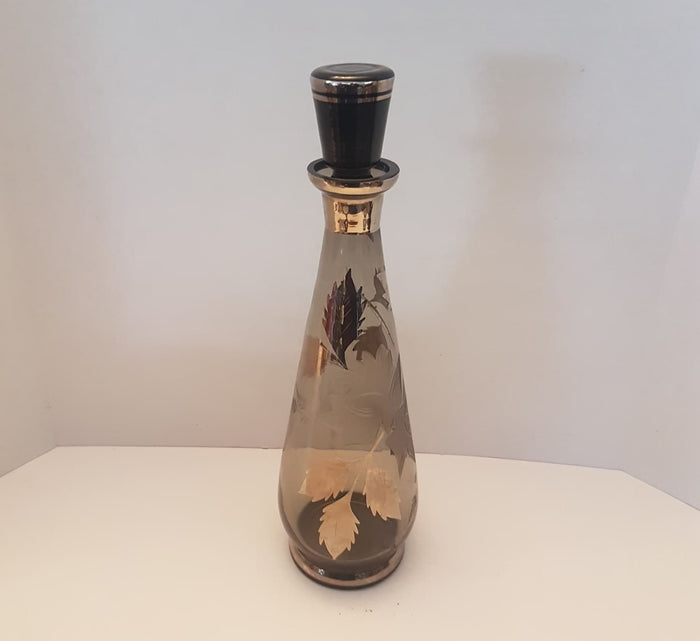 antique crystal wine decanter