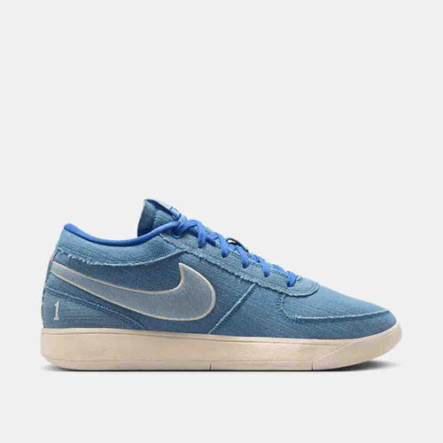 Side view of the Nike Book 1 "Blue Blood".