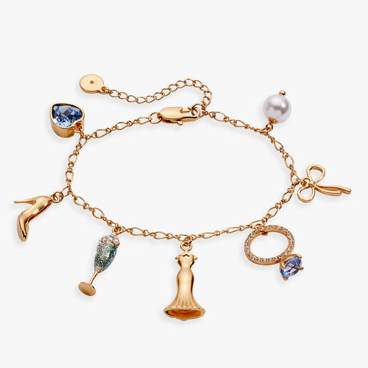 Bridal Multi-Charm Bracelet