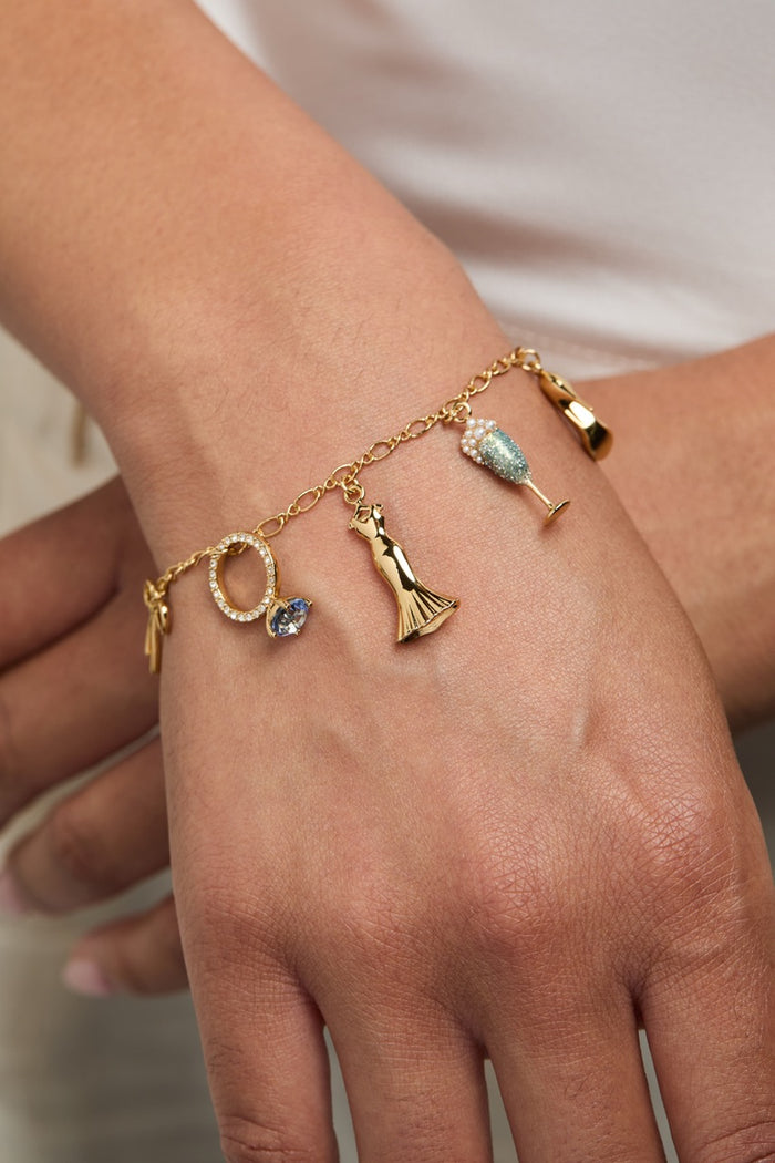 Bridal Multi-Charm Bracelet