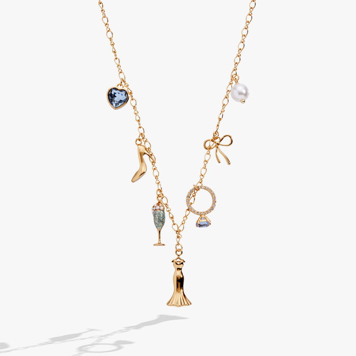 Bridal Multi-Charm Necklace