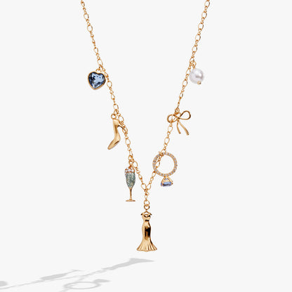 Bridal Multi-Charm Necklace