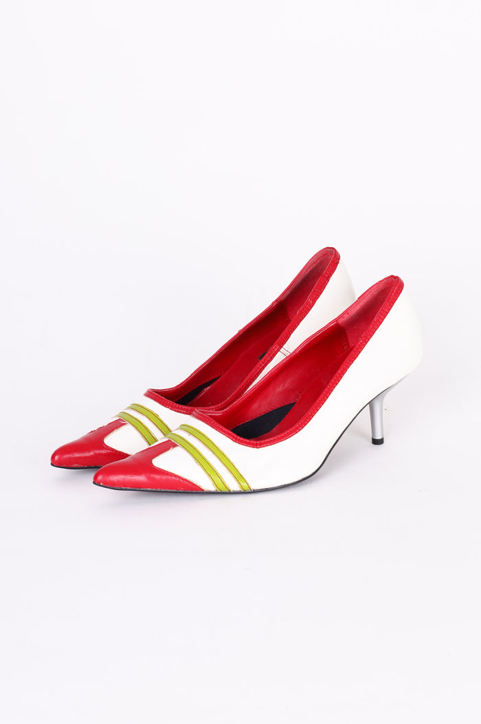 Bullboxer Womens White Heels Size EU 38