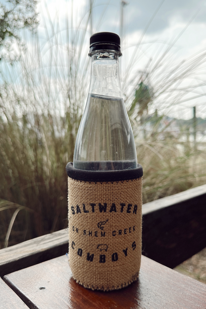 BURLAP KOOZIE