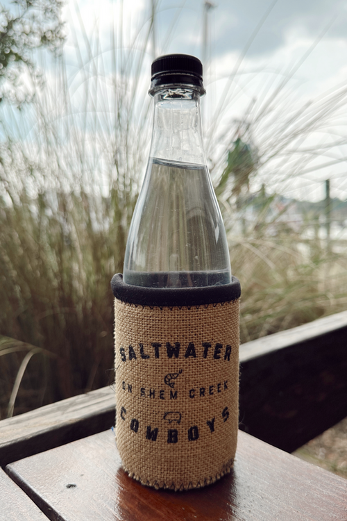 BURLAP KOOZIE
