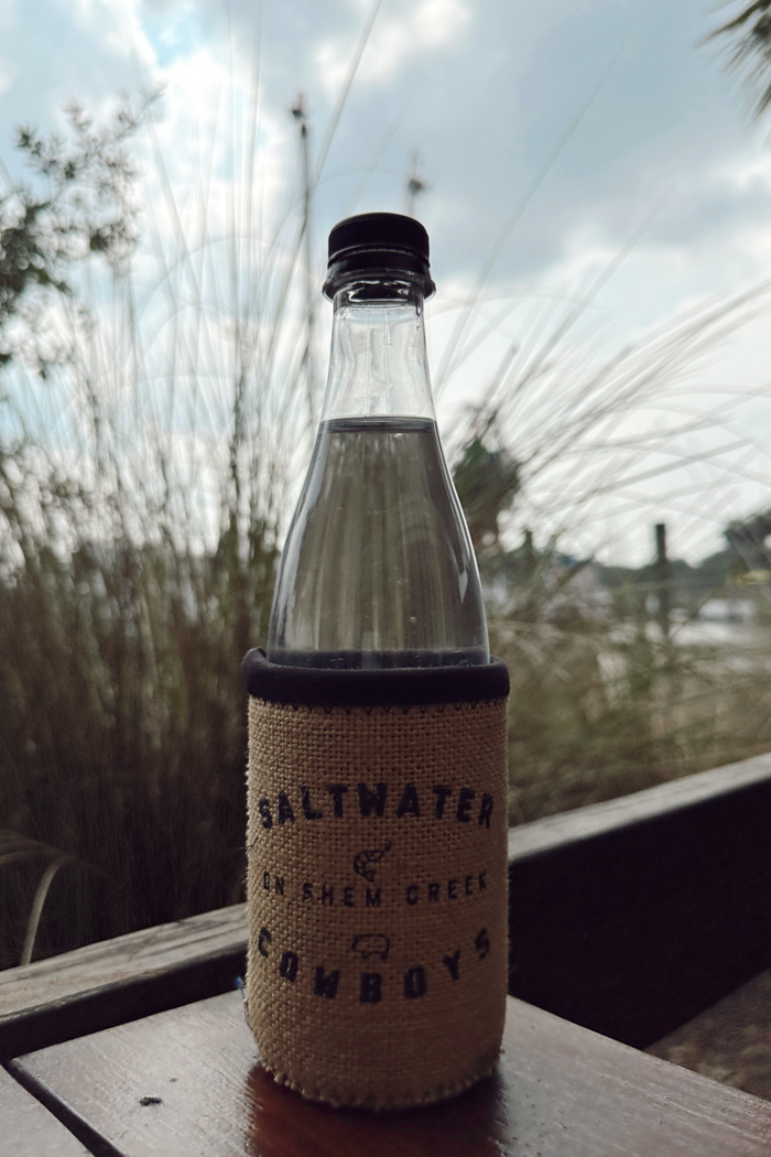 BURLAP KOOZIE