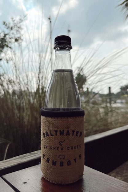 BURLAP KOOZIE