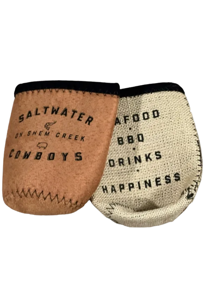 BURLAP KOOZIE