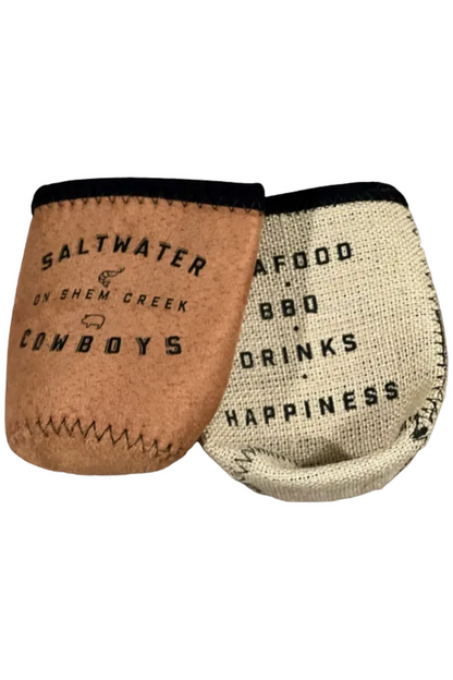 BURLAP KOOZIE