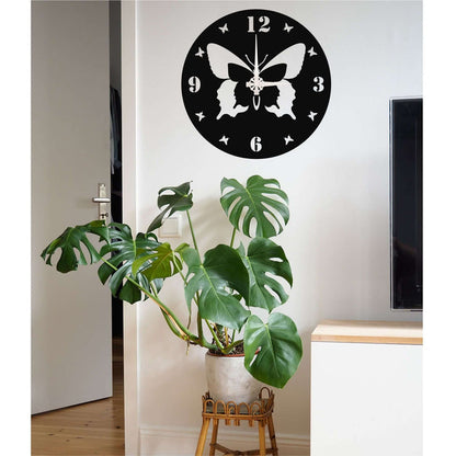 Butterfly Clock - Wall Clocks available at Dekadron for $69.90