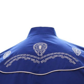 Camisa Charra Azul Rey Elegante para Hombre | Importada de México