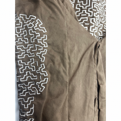 Camisa Charra Miel con Blanco para Hombre | Importada de México