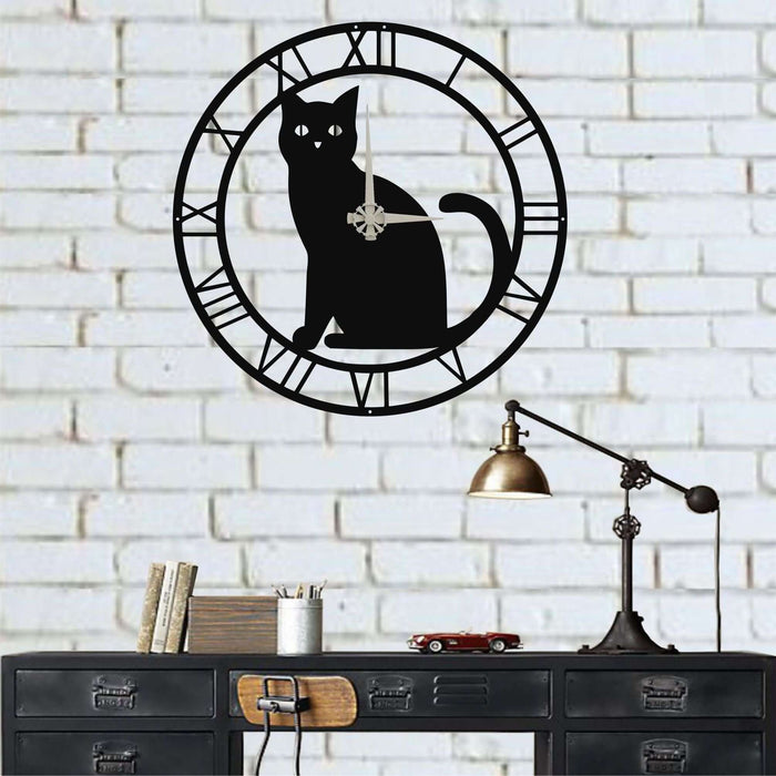 Cat Clock - Wall Clocks available at Dekadron for $99.90