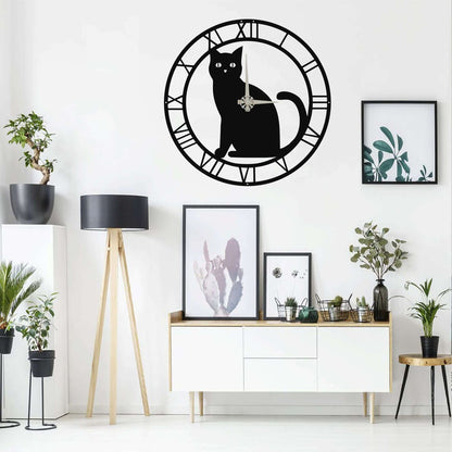 Cat Clock - Wall Clocks available at Dekadron for $99.90