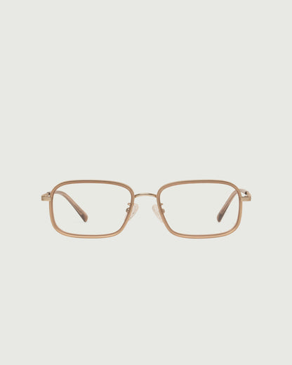 Soybean::Cato Eyeglasses square Brown metal front