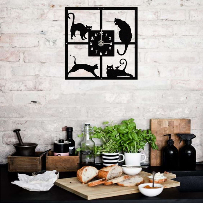 Cats Clock - Wall Clocks available at Dekadron for $69.90