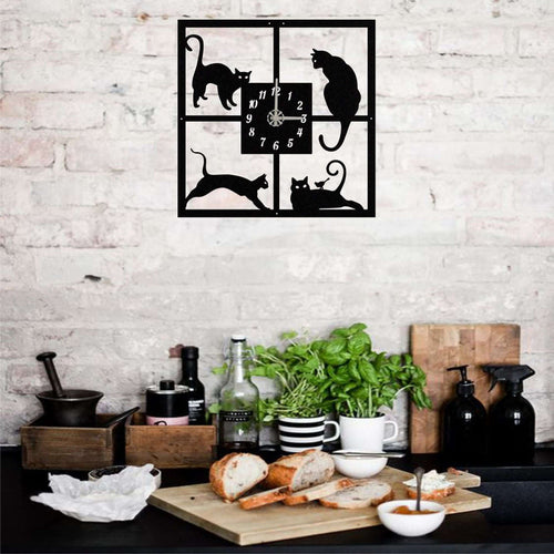 Cats Clock - Wall Clocks available at Dekadron for $69.90
