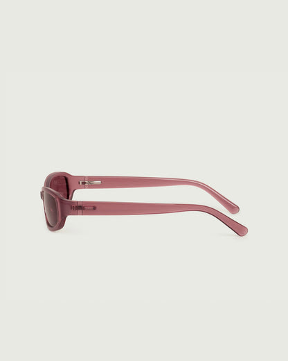 Anise::Cece Sunglasses rectangle Pink recycled polyester side