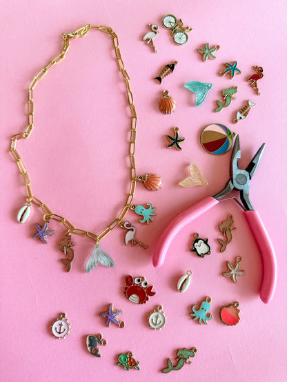 Charm Extension Pack for DIY Necklace Kit - Beach Babe